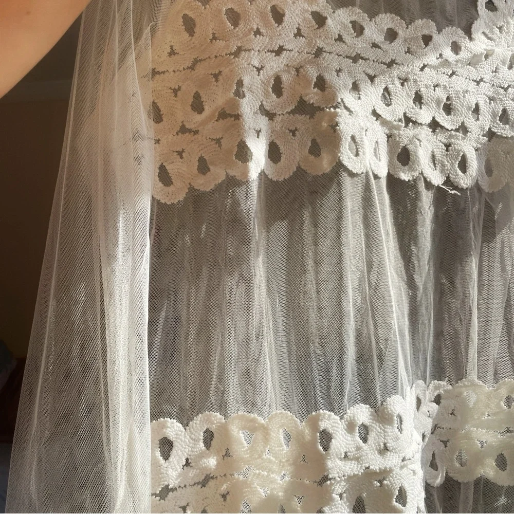 Mesh Embroidered Sweater - Picture 2 of 4